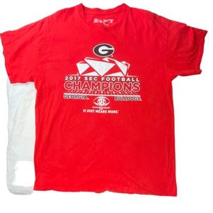 UGA University of Georgia Bulldawgs 2017 SEC Champions Tee